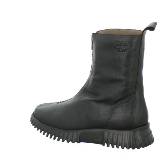 Wonders Stiefel Schwarz