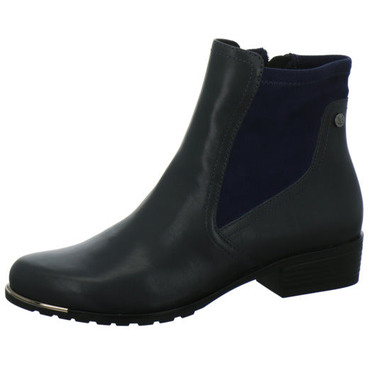 Caprice Stiefel ungefüttert Dunkelblau - 360° Ansicht