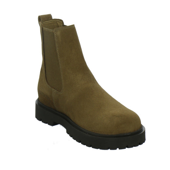 Birkenstock Stiefel Damen Highwood Slip On Mittelbraun