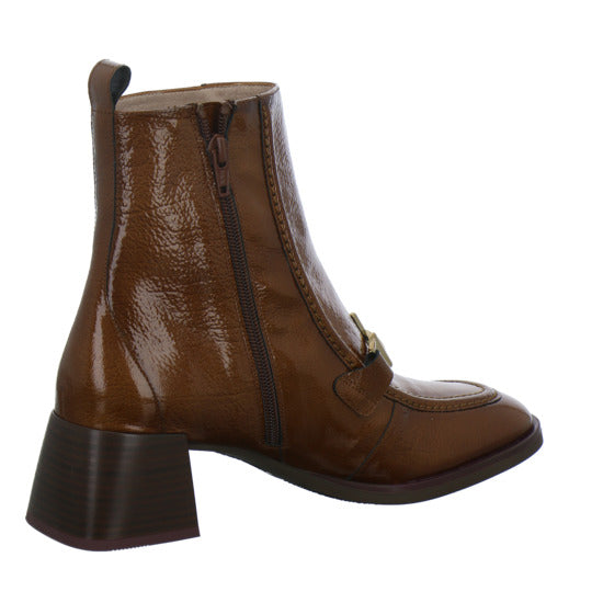 Hispanitas Stiefel ungefüttert Mittelbraun - 360° Ansicht