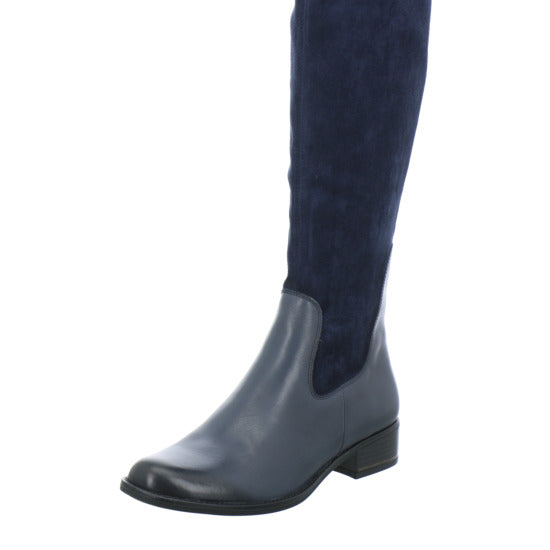Caprice 211+3x209 Stiefel ungefüttert Dunkelblau - 360° Ansicht