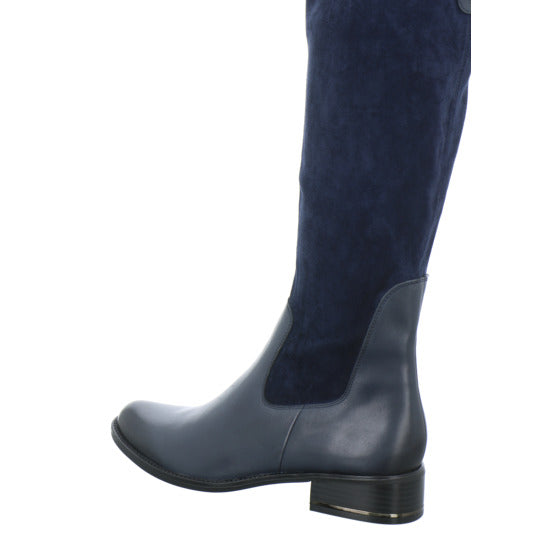 Caprice 211+3x209 Stiefel ungefüttert Dunkelblau - 360° Ansicht