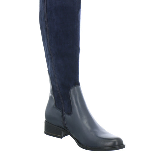 Caprice 211+3x209 Stiefel ungefüttert Dunkelblau - 360° Ansicht
