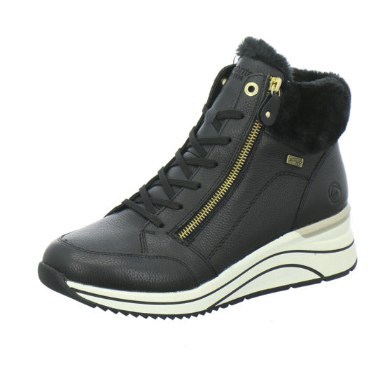 Remonte Winterstiefel warm gefüttert Schwarz - 360° Ansicht