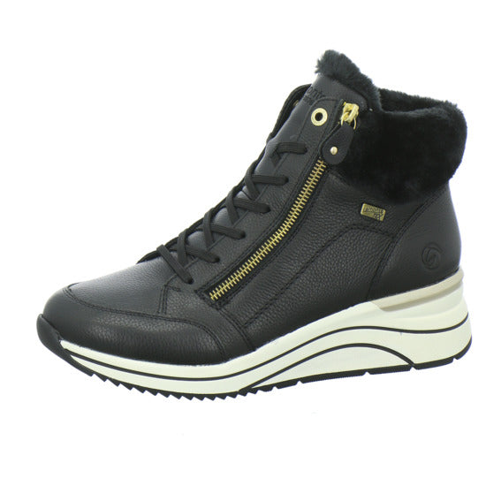 Remonte Winterstiefel warm gefüttert Schwarz - 360° Ansicht