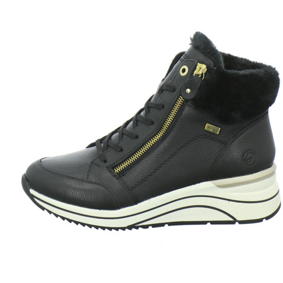 Remonte Winterstiefel warm gefüttert Schwarz - 360° Ansicht