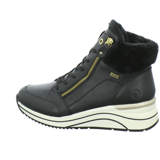 Remonte Winterstiefel warm gefüttert Schwarz - 360° Ansicht