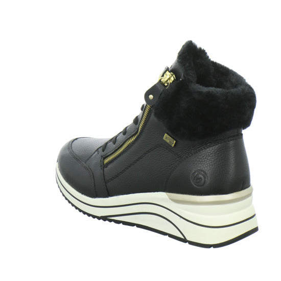 Remonte Winterstiefel warm gefüttert Schwarz - 360° Ansicht