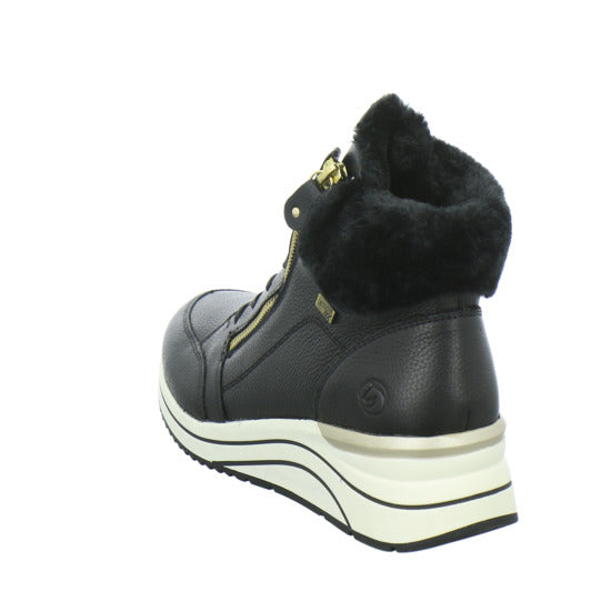 Remonte Winterstiefel warm gefüttert Schwarz - 360° Ansicht