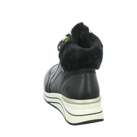 Remonte Winterstiefel warm gefüttert Schwarz - 360° Ansicht