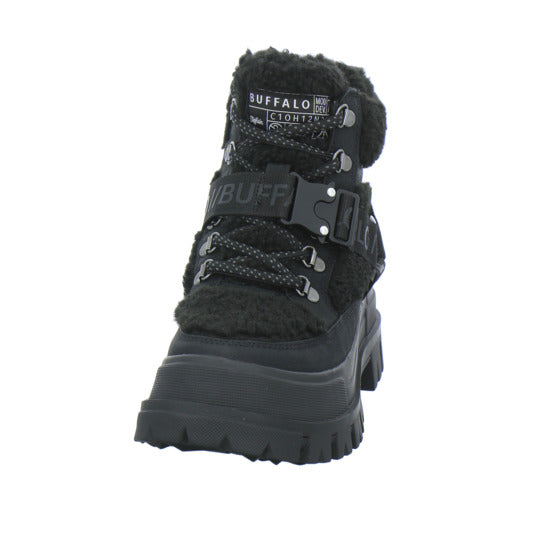 Buffalo Aspha Com Mid Warm Winterstiefel warm gefüttert Schwarz - 360° Ansicht