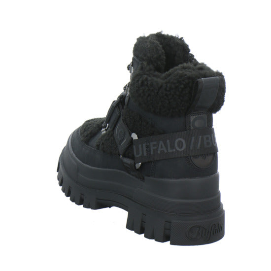 Buffalo Aspha Com Mid Warm Winterstiefel warm gefüttert Schwarz - 360° Ansicht