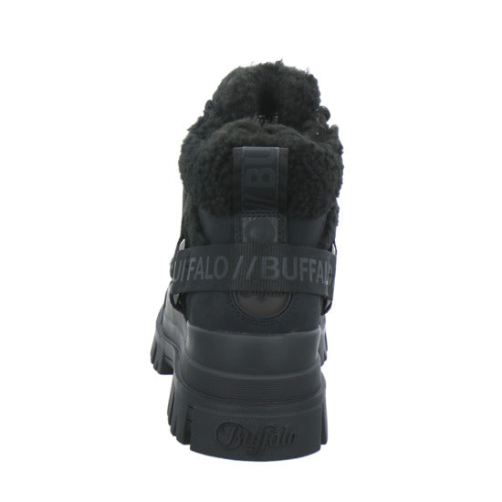 Buffalo Aspha Com Mid Warm Winterstiefel warm gefüttert Schwarz - 360° Ansicht