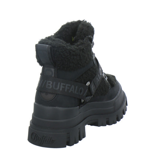 Buffalo Aspha Com Mid Warm Winterstiefel warm gefüttert Schwarz - 360° Ansicht