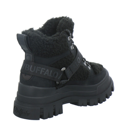 Buffalo Aspha Com Mid Warm Winterstiefel warm gefüttert Schwarz - 360° Ansicht