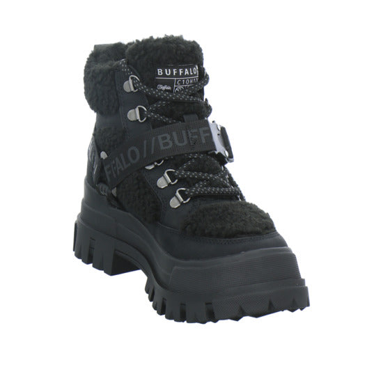 Buffalo Aspha Com Mid Warm Winterstiefel warm gefüttert Schwarz - 360° Ansicht