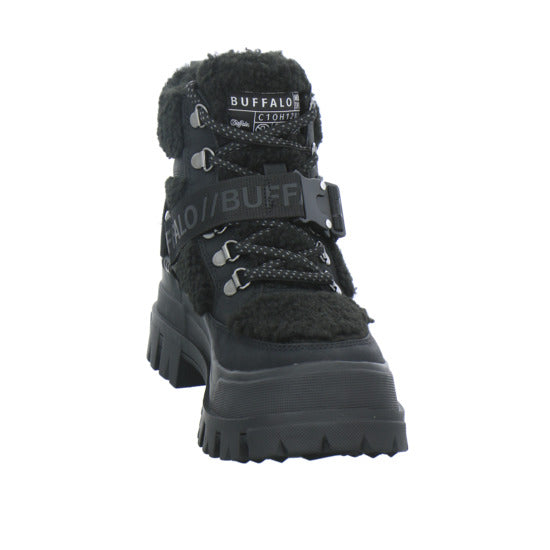 Buffalo Aspha Com Mid Warm Winterstiefel warm gefüttert Schwarz - 360° Ansicht
