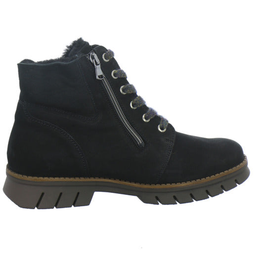 Waldläufer H-Xara Winterstiefel warm gefüttert Schwarz - 360° Ansicht