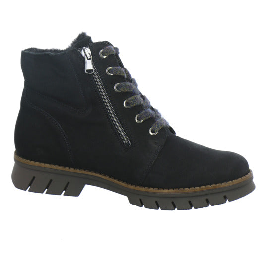 Waldläufer H-Xara Winterstiefel warm gefüttert Schwarz - 360° Ansicht