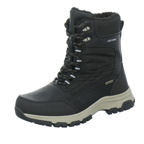Josef Seibel Davos 52 Winterstiefel warm gefüttert Schwarz - 360° Ansicht