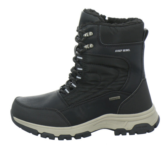 Josef Seibel Davos 52 Winterstiefel warm gefüttert Schwarz - 360° Ansicht