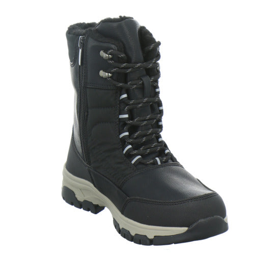 Josef Seibel Davos 52 Winterstiefel warm gefüttert Schwarz - 360° Ansicht