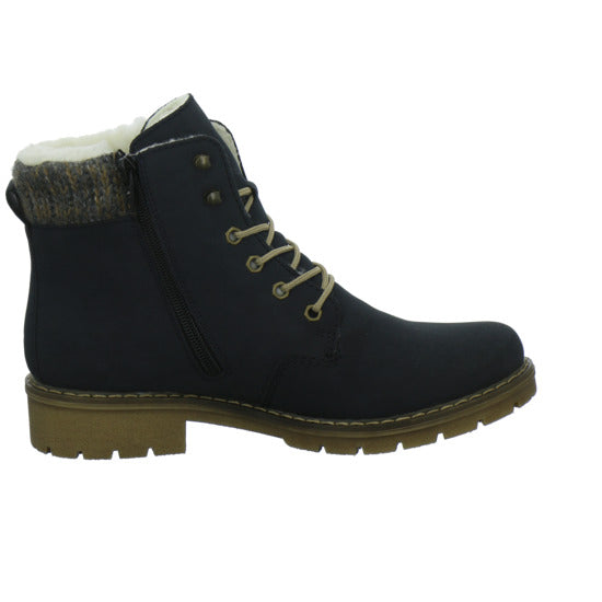 Rieker Winterstiefel warm gefüttert Dunkelblau - 360° Ansicht
