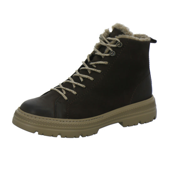 Paul Green Winterstiefel warm gefüttert Dunkelbraun - 360° Ansicht