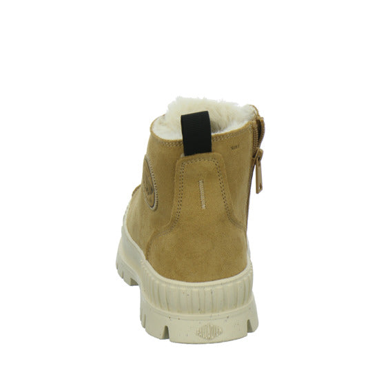 Palladium Pallashock Zip Warm Winterstiefel warm gefüttert Mittelbraun - 360° Ansicht
