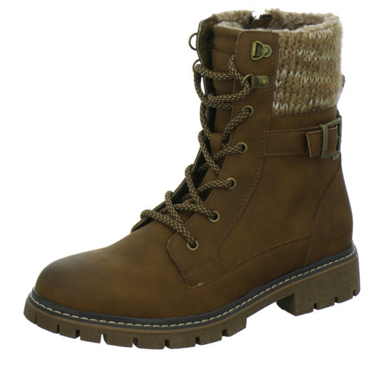 Tom Tailor Shoes Winterstiefel warm gefüttert Mittelbraun - 360° Ansicht