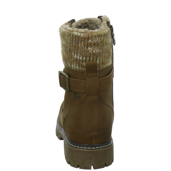 Tom Tailor Shoes Winterstiefel warm gefüttert Mittelbraun - 360° Ansicht