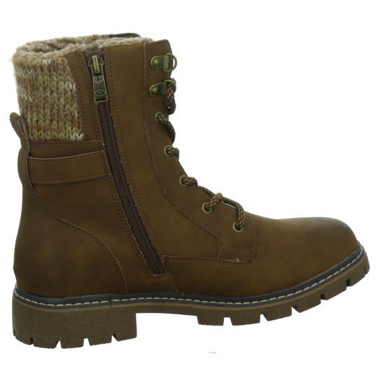 Tom Tailor Shoes Winterstiefel warm gefüttert Mittelbraun - 360° Ansicht