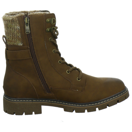 Tom Tailor Shoes Winterstiefel warm gefüttert Mittelbraun - 360° Ansicht