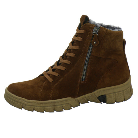 Waldläufer H-Lumi Winterstiefel warm gefüttert Mittelbraun - 360° Ansicht