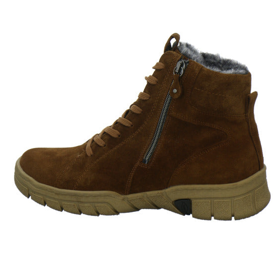 Waldläufer H-Lumi Winterstiefel warm gefüttert Mittelbraun - 360° Ansicht
