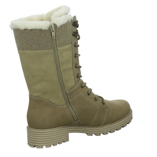 Remonte Winterstiefel warm gefüttert Hellbraun - 360° Ansicht
