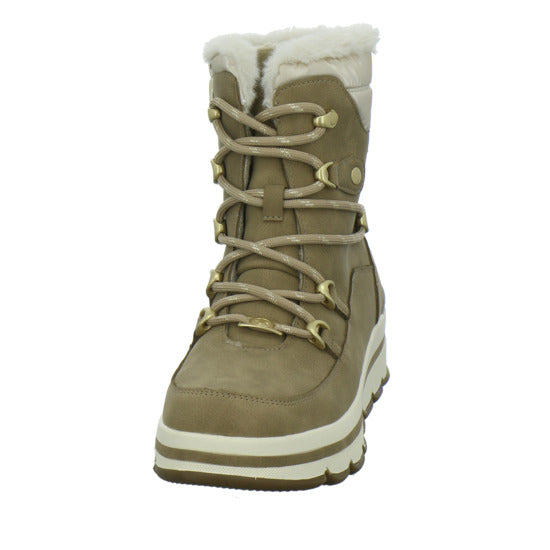 Tom Tailor Shoes Winterstiefel warm gefüttert Hellbraun - 360° Ansicht