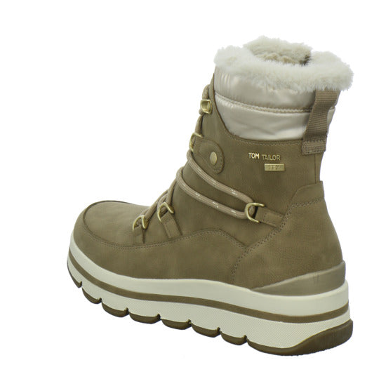 Tom Tailor Shoes Winterstiefel warm gefüttert Hellbraun - 360° Ansicht
