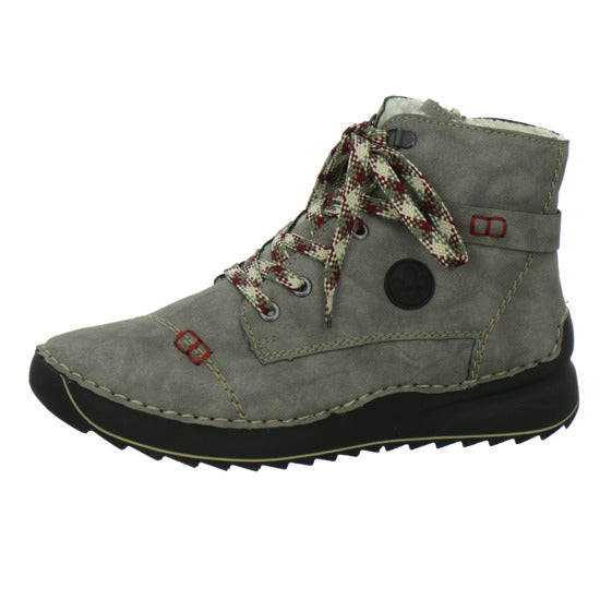 Rieker Winterstiefel warm gefüttert taupe - 360° Ansicht