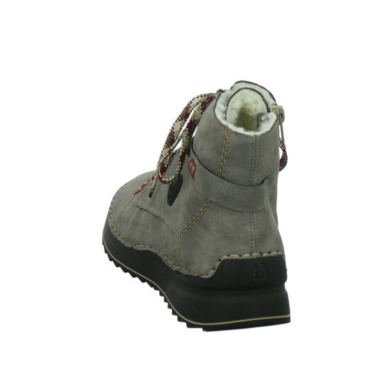 Rieker Winterstiefel warm gefüttert taupe - 360° Ansicht