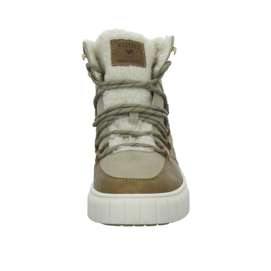 Mustang Winterstiefel warm gefüttert taupe - 360° Ansicht
