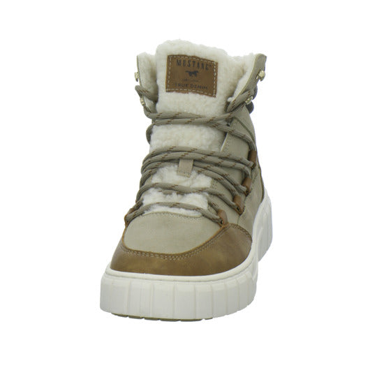 Mustang Winterstiefel warm gefüttert taupe - 360° Ansicht