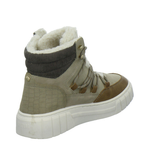 Mustang Winterstiefel warm gefüttert taupe - 360° Ansicht