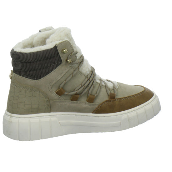Mustang Winterstiefel warm gefüttert taupe - 360° Ansicht