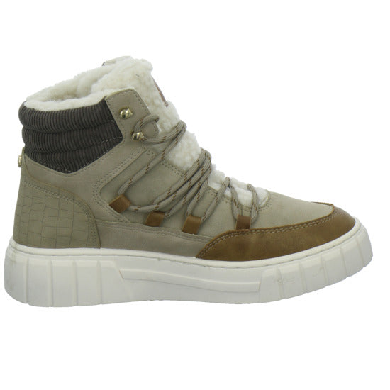 Mustang Winterstiefel warm gefüttert taupe - 360° Ansicht
