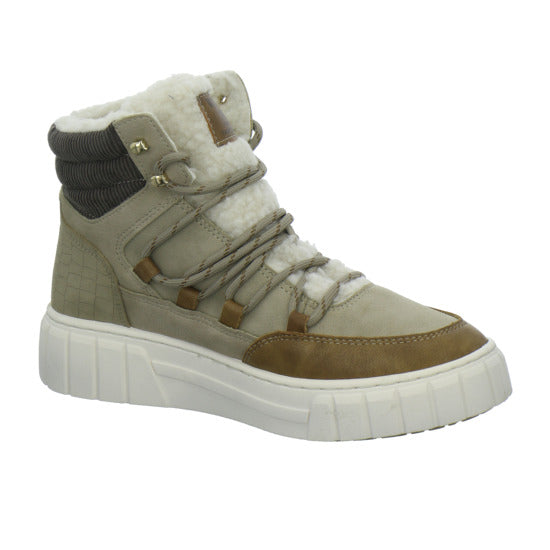 Mustang Winterstiefel warm gefüttert taupe - 360° Ansicht