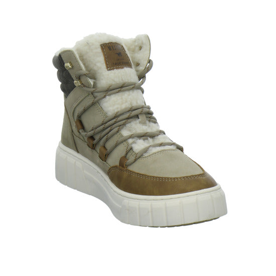 Mustang Winterstiefel warm gefüttert taupe - 360° Ansicht