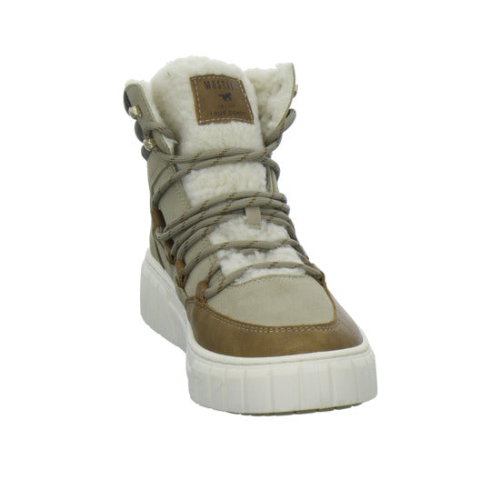 Mustang Winterstiefel warm gefüttert taupe - 360° Ansicht