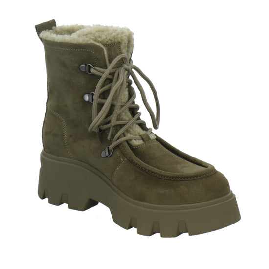Marc O` Polo Liliam 9 B Winterstiefel warm gefüttert taupe - 360° Ansicht