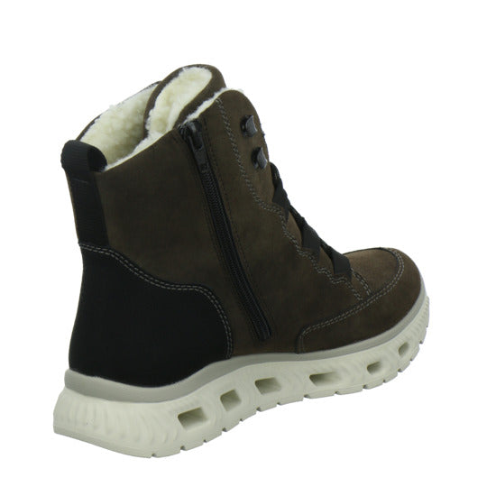 Rieker Winterstiefel warm gefüttert taupe - 360° Ansicht